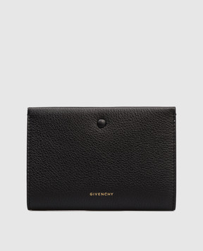 Givenchy Черный кожаный портмоне с логотипом BB60QQB2BH