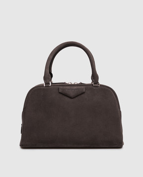 Givenchy Серая замшевая сумка Antigona East-West BB515CB2D6