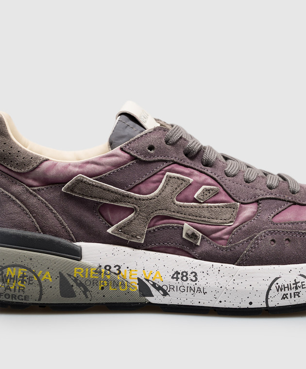 Premiata Фиолетовые комбинированные кроссовки Mick 0.1 MICK01 изображение 5