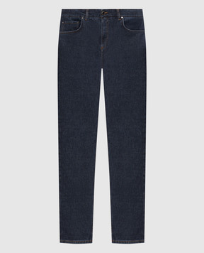 ISAIA Синие джинсы с логотип патч PND002DJ140