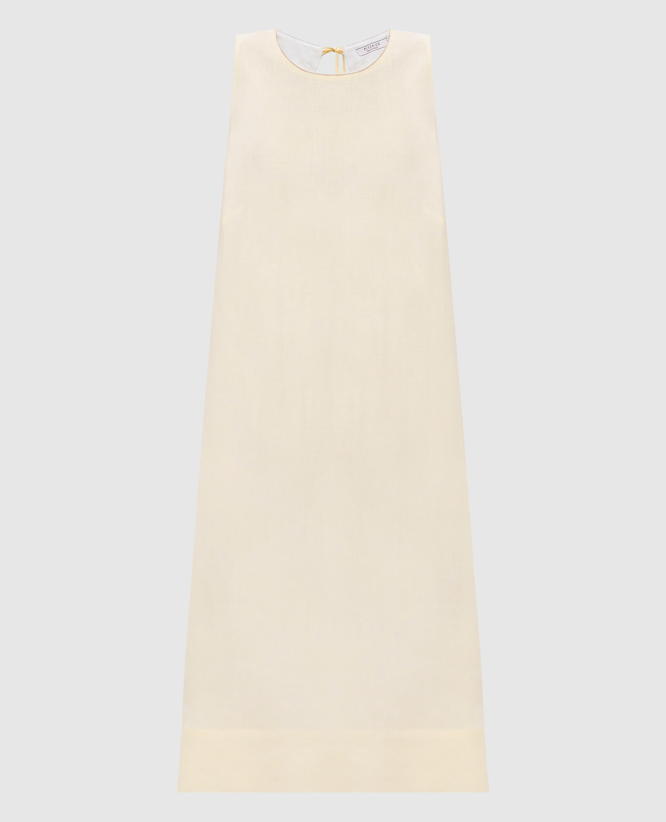 

Желтое платье из льна, Желтый, Повседневные платья