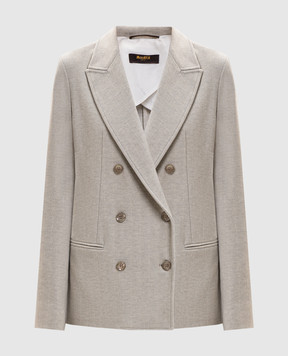 MooRER Сірий двобортний жакет ALERIAPAR