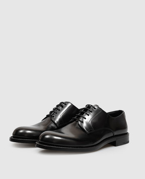 Dolce&Gabbana Чорні шкіряні глянцеві дербі A10879A1203