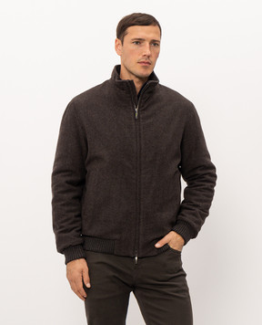 Doriani Cashmere Коричнева куртка з вовни A430T125