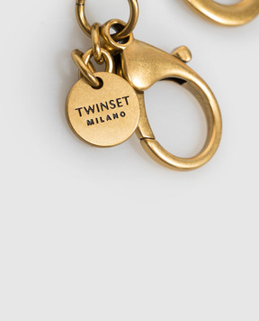 Twinset Золотистый брелок Taurus 999TL8020