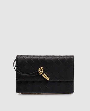 Bottega Veneta Черная кожаная сумка Andiamo 844107VCPP2
