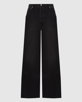 AMIRI Черные джинсы с логотип патч AMBMJE1145