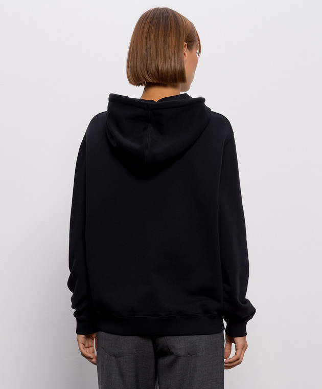 Off-White Черное худи Question Everything 2FE00503T изображение 4