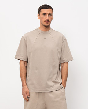 A Cold Wall Бежева футболка Millbank ACWMTS230