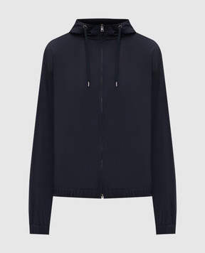 Herno Синя спортивна куртка з логотипом JC000077U12588S