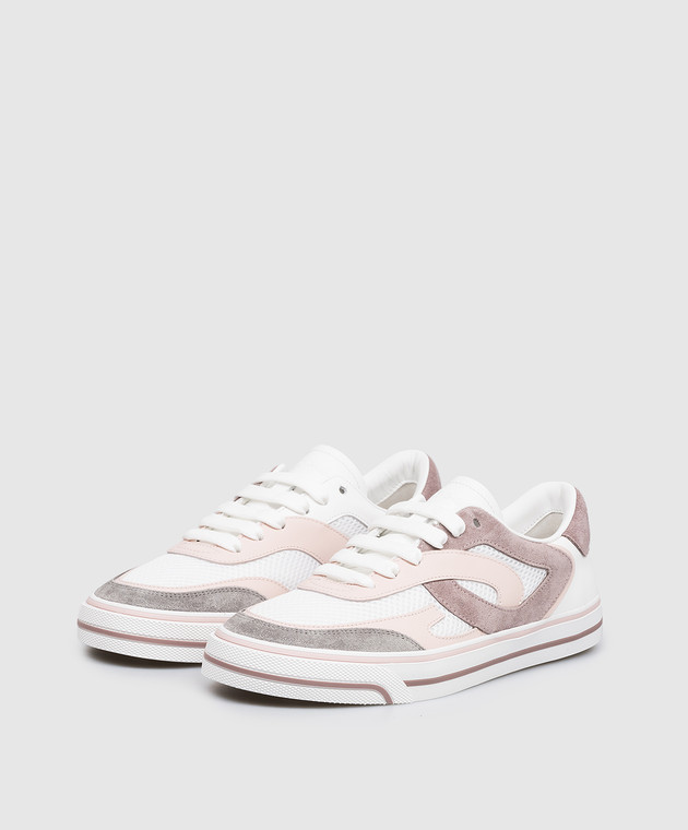 Dolce&Gabbana Розовые комбинированные кроссовки CK2385A5210 изображение 2