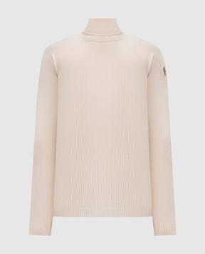 Moncler Grenoble Бежевий гольф з вовни L20979F00003M1122