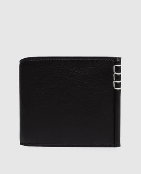 JW Anderson Чорне шкіряне портмоне з логотипом AC0438LA0224