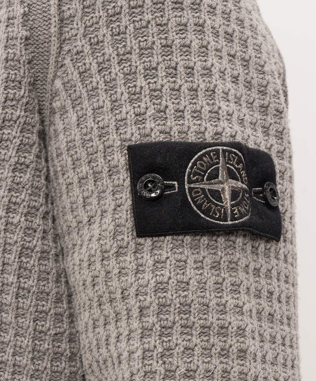 Stone Island Серый кардиган L2S155100034S00TC изображение 5