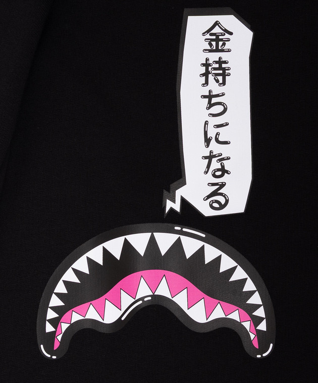 Sprayground Дитячі чорні спортивні штани Shark in Japan SPY1552GBLK зображення 3