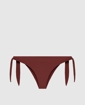 Brunello Cucinelli Коричневі трусики від купальника MQ965VS139