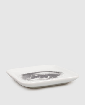 Fornasetti Біла порцелянова попільничка Occhio P36X459