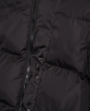 Off-White Детская черная куртка с логотипом 44GEJ001F5F001