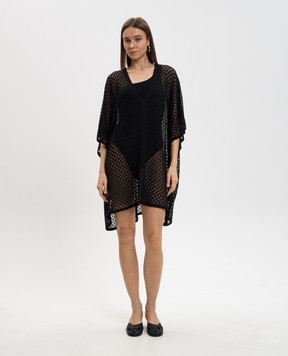 Missoni Черное пляжное платье с люрексом MC26SQ00BR014R