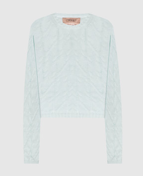 Twinset Зелений джемпер з візерунком 261TP3491