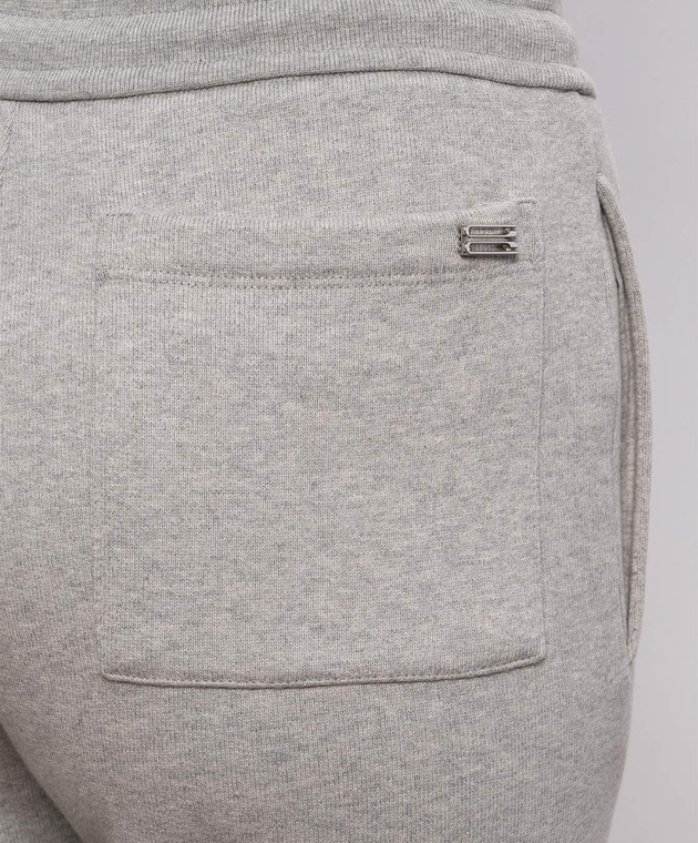 Victoria Beckham Сірі меланжеві джогери Jules 1326JTR007528A зображення 4