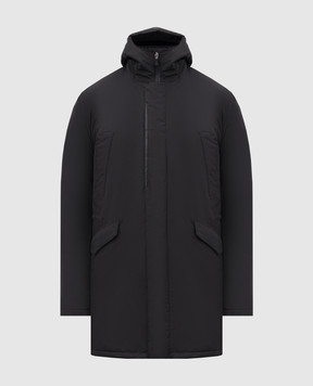 Herno Чорна парка з логотипом PI001245U12840