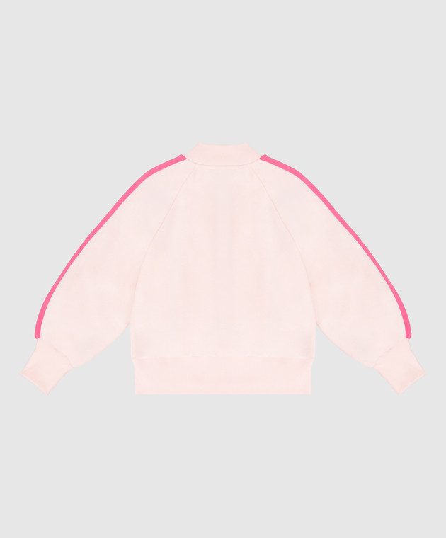 Balmain Детская розовая спортивная куртка BZ4A20Z3183610 изображение 2