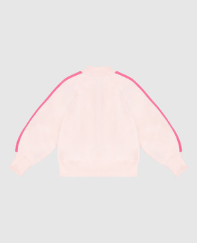 Balmain Детская розовая спортивная куртка BZ4A20Z318312