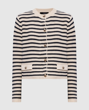 Max Mara Weekend Бежевий кардиган VODKA в смужку WKDVODKA