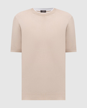 Peserico Бежева футболка R59486F149173N