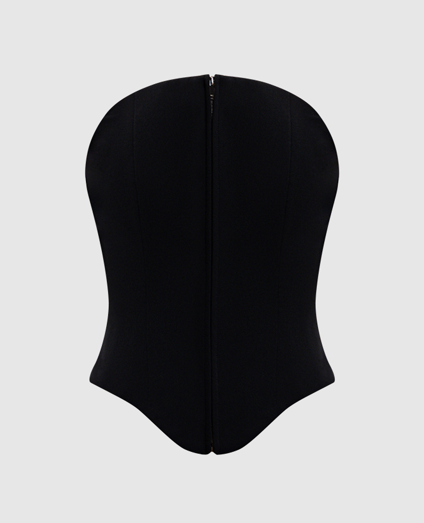 

Черный корсет-топ из шерсти, Топы