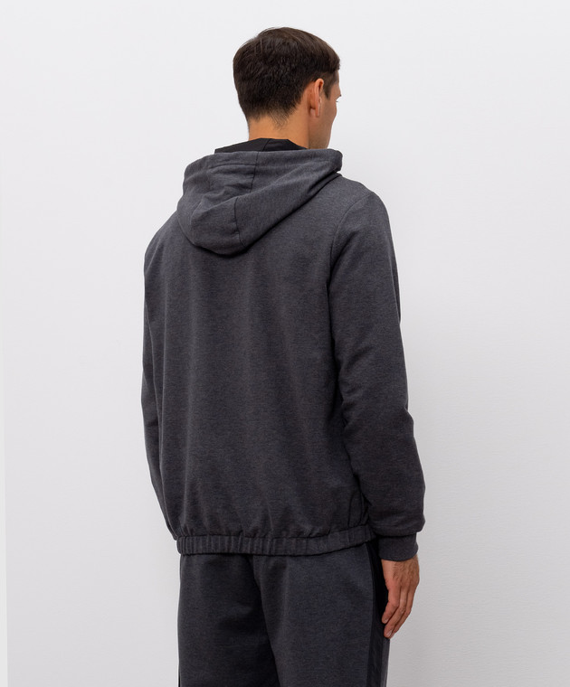 Moncler Двостороння спортивна куртка з нашивкою логотипа L20918G0001689B2V зображення 5