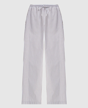 Loulou de Saison Білі штани CISCO в смужку CISCO