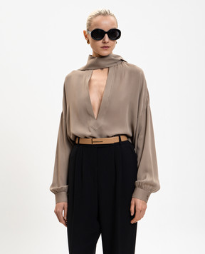 Tom Ford Двосторонній шкіряний пояс WB338LGO033P