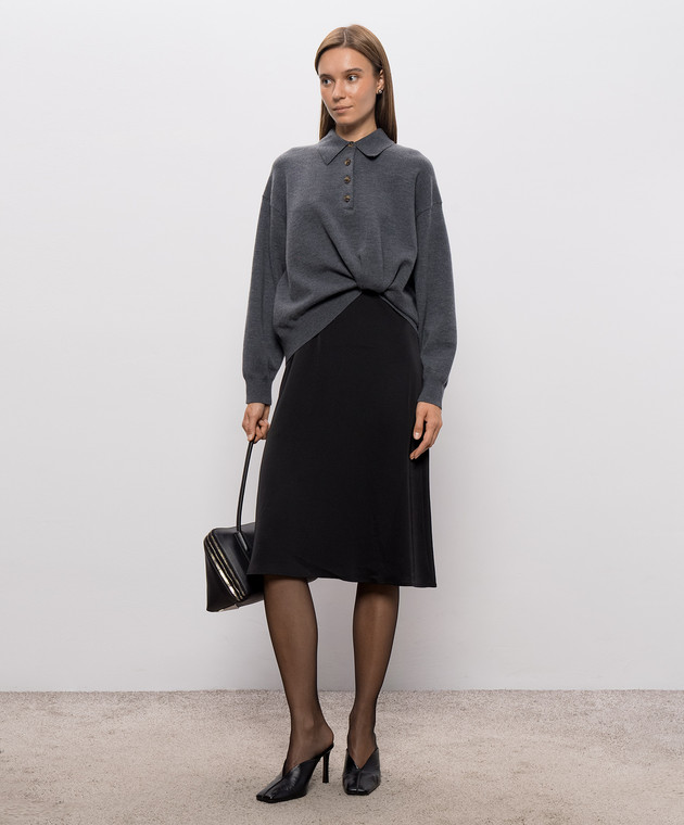3.1 Phillip Lim Серое платье-поло F26170649UMC изображение 2