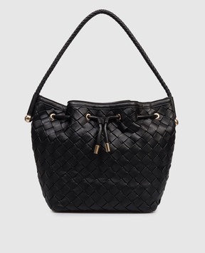 Twinset Чорна сумка з плетінням 261TB7302