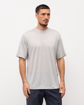 Sease Серая футболка с логотипом TS039TJ014