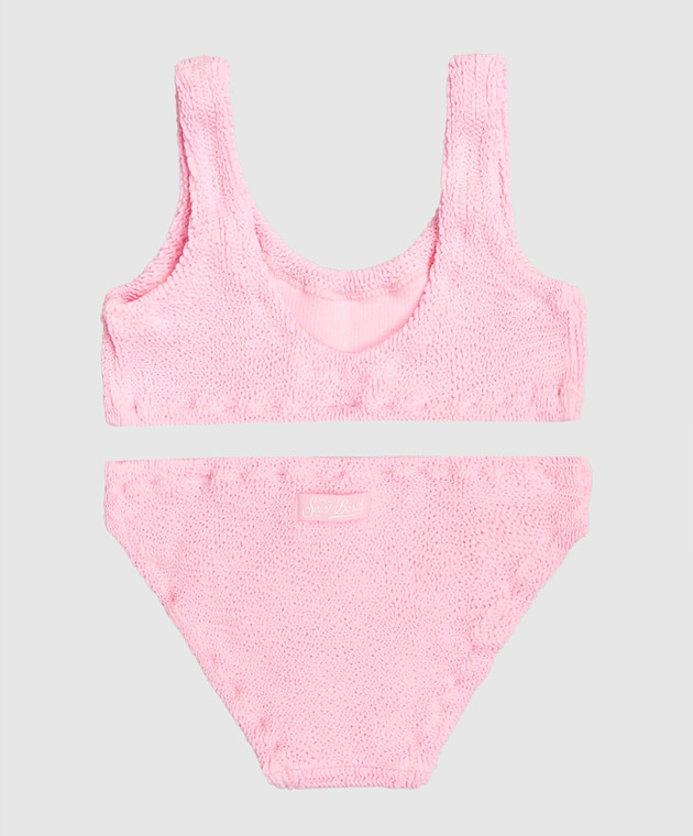 MC2 SAINT BARTH Дитячий гофрований рожевий купальник Baker BAK000200031L зображення 2