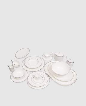 Geminiano Cozzi 1765 Біле порцелянове блюдце для кави Ducale JQCGP069071