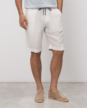 Cashmere&Whiskey Білі шорти з льону 0255500638