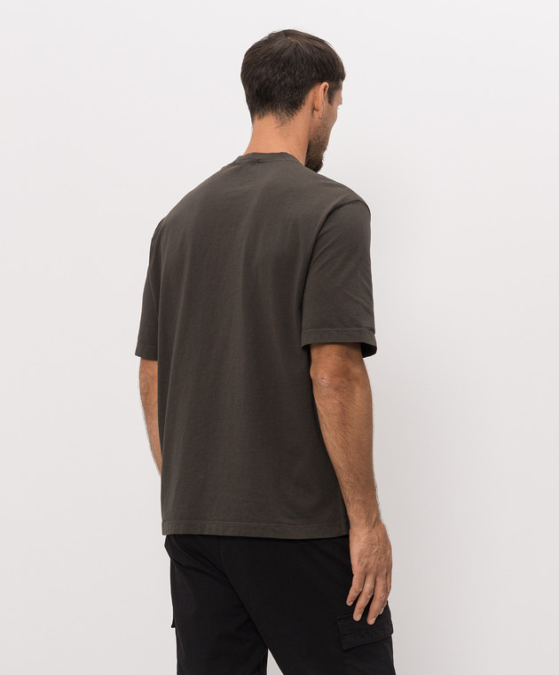 Stone Island Футболка кольору хакі L2S152100030S0500 зображення 4