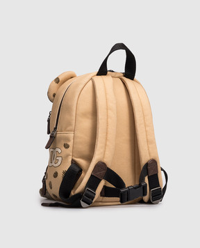 Dolce&Gabbana Детский бежевый рюкзак Teddy Bear EM0148A7101