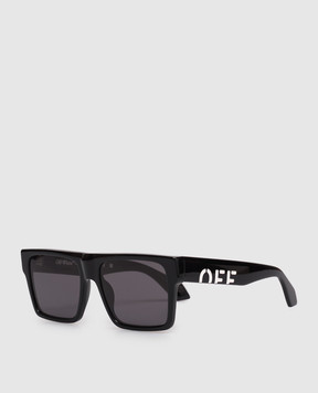 Off-White Черные солнцезащитные очки Casper OW1034100756