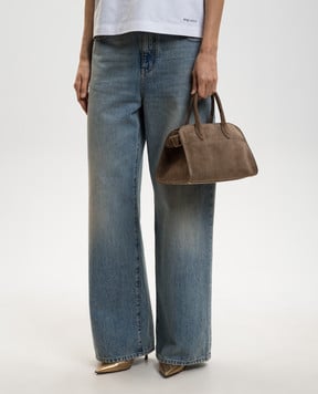 Babe Pay Pls Бежева замшева сумка 6244