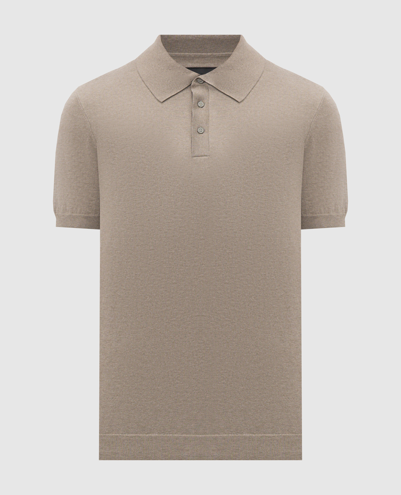 

Поло Alae цвета хаки с шелком, Поло