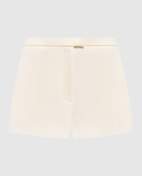 Khaite Жовті шорти з льону Blane 3195218