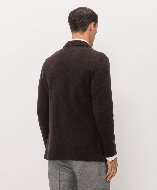 Cashmere&Whiskey Чорний блейзер з кашеміру MU9471312341R зображення 4