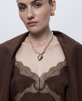 Jenny Bird Серебряная цепь с подвеской Heart JB1364TTW