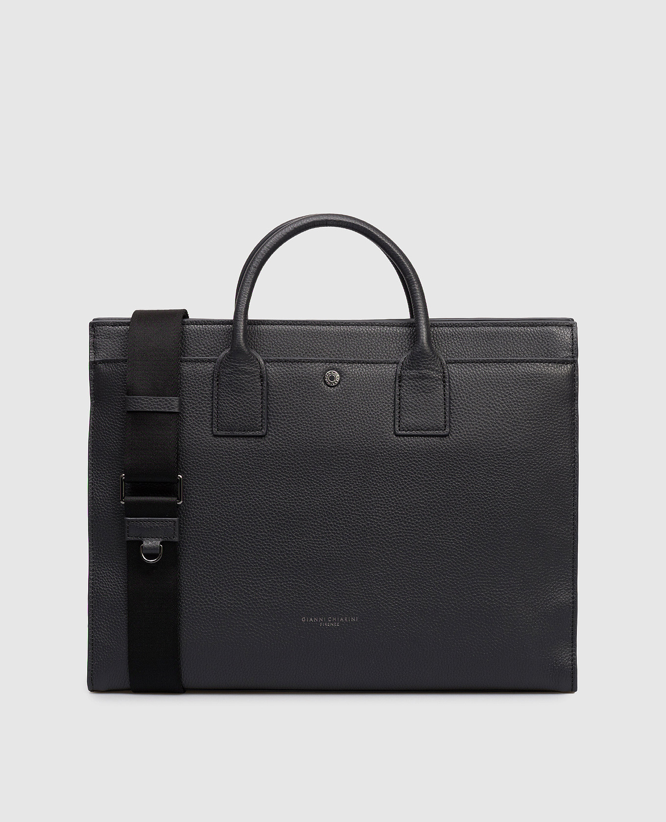 Синий кожаный портфель FLORENCE