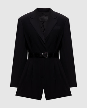 Dondup Черный комбинезон с шерстью с поясом DA550TS0011DXXX